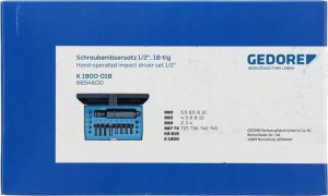 Gedore GEDORE Screw Loosener Set 1/2 18-pieces 11