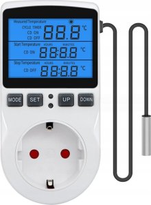 Eurokomp Termostat z gniazdem 230V E6185 11