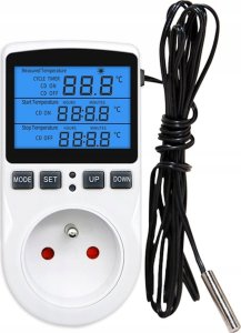 Eurokomp Termostat z gniazdem 230V E6185 3