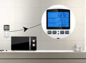 Eurokomp Termostat z gniazdem 230V E6185 7