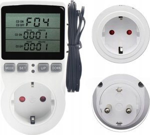 Eurokomp Termostat z gniazdem 230V E6185 9