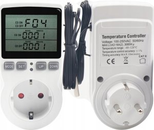 Eurokomp Termostat z gniazdem 230V E6185 10