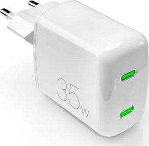 Ładowarka Puro PURO MiniPro Wall Charger GaN - Ładowarka sieciowa 2 x USB-C 35W PD (biały) 1