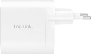 Ładowarka LogiLink Logilink Steckdosenadapter, 2x USB-C, GaN, 40W 2