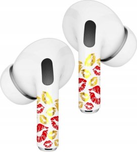 RockMax RockMax Art Skins z aplikatorem - AirPods Pro/Pro 2 Gold Lips - Gwarancja bezpieczeństwa. Proste raty. Bezpłatna wysyłka od 170 zł. 1