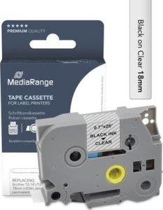 MediaRange MediaRange Schriftbandka. Brother TZ-141/TZe-141 18mm 8m sw 2