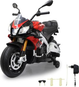 Jamara Jamara Ride-on Motorrad Aprilia Tuono 1100 RR 12V rot 10