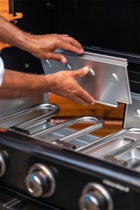 Campingaz Onyx 4 S Grill ogrodowy gazowy 15.9 kW 72 cm x 46 cm 10