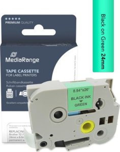 MediaRange MediaRange Schriftbandka. Brother TZ-751/TZe-751 24mm 8m sw 2