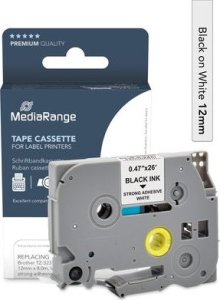 MediaRange MediaRange Schriftbandka. Brother TZ-231/TZe-231 12mm 4m sw 2