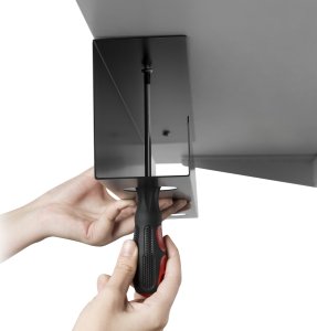 Organizer Equip Prowadnica kablowa 60cm lang do montażu pod blatem szary 5