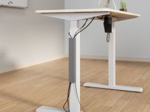 Organizer Equip magnet.Prowadzenie kabli 35cm do montażu pod blatem szary 7