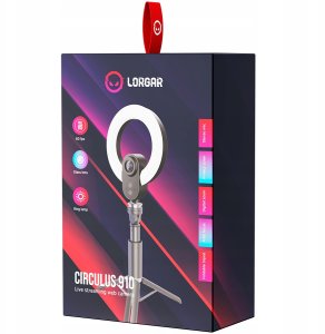 Lampa pierścieniowa Lorgar LORGAR Webcam Circulus 910 Ring light/5MP/60fps/Auto focus retail 5