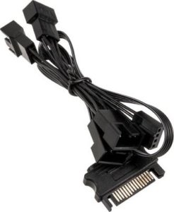 Kolink Kolink 1-4 PWM Lüfter Splitterkabel - 35 cm, geflochten, schwarz 5