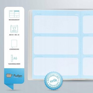 Pusheen Pusheen - Kalendarz / Planner tygodniowy 2023/2024 (11.3 x 16.2 cm) 8