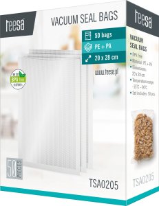 Teesa Worki do pakowania próżniowego 20x28 cm 50szt 4