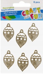 Craft with Fun OZDOBA BN NAKLEJKI BOMBKI BROK ZLO 6SZT CF12/144 1