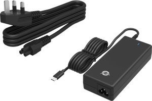 Ładowarka Conceptronic CONCEPTRONIC Ladegerät 1Port 100W GaN,USB-C   UK Stecker  sw 1