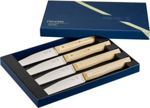 Opinel Opinel Table Knives Facette Set of 4 Ash 1