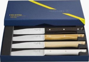 Opinel Table Knives Facette Set of 4 Mix 2