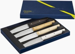 Opinel Table Knives Facette Set of 4 Mix 3