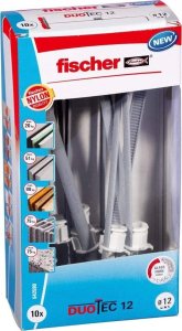 Fischer fischer toggle dowel DUOTEC 12 LD (light grey/red, 10 pieces) 1