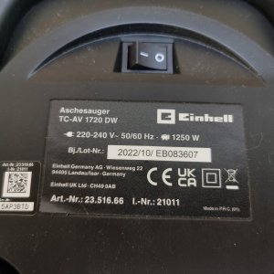 Odkurzacz przemysłowy Einhell Einhell TC-AV 1720 DW, ash vacuum cleaner (red/black) 7