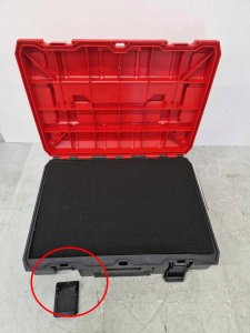 Einhell Einhell System case E-Case SF incl. grid foam, tool box (black/red, with grid foam insert) 2