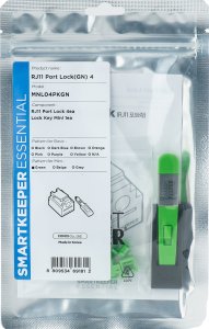 Smartkeeper SmartKeeper Mini "RJ11 Port" Blocker grün      4 Stk.+Key 1