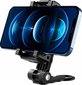 Statyw Telesin Podstawka / Składany Uchwyt Grip Na Telefon / Smartfon Do Statywu 2x Gwint 1/4" + Iso Obrót 360 Telesin / Pm-001 6