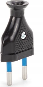 Montis Wtyczka rozbieralna płaska WT-1 2,5A/250V Montis MT121-C czarna 3