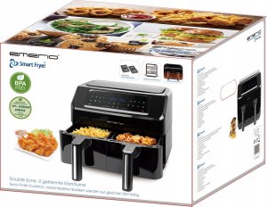 Frytkownica beztłuszczowa Emerio Emerio Heißluftfritteuse, Smart Fryer, 3,6+3,6L, Cool touch 7