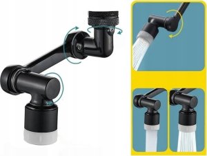 Noveen Przedłużka ruchoma kran NOVEEN XL1059 black 10