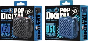 Głośnik Wekome D50 Pop Digital Series - Przenośny bezprzewodowy głośnik Bluetooth V5.2 (Czarny) 2