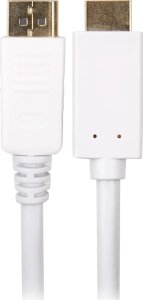 Adapter AV Sharkoon Sharkoon adapter cable Displayport 1.2 > HDMI 4K (white, 3 meters) 4