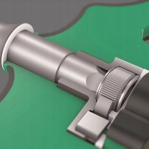 Wera Wera Kraftform Kompakt 400 RA Set 2, with ratchet function, socket wrench (black/green, 1/4, 9 pieces, with ball lock) 8