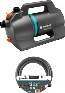 Gardena GARDENA Garden Pump 4100 Silent, suction hose set (dark grey/turquoise, 550 watts, model 2023) 1