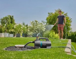 Gardena GARDENA Garden Pump 4100 Silent, suction hose set (dark grey/turquoise, 550 watts, model 2023) 11