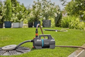 Gardena GARDENA Garden Pump 4100 Silent, suction hose set (dark grey/turquoise, 550 watts, model 2023) 6