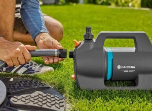 Gardena GARDENA Garden Pump 4100 Silent, suction hose set (dark grey/turquoise, 550 watts, model 2023) 9
