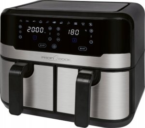 Frytkownica beztłuszczowa ProfiCook ProfiCook PC-FR 1242 H, hot air fryer (black/stainless steel) 1