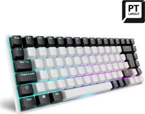 Klawiatura Sharkoon SGK50 S3 White, Gateron Yellow 2