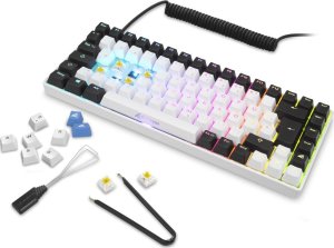 Klawiatura Sharkoon SGK50 S3 White, Gateron Yellow 8