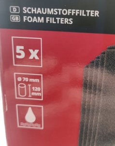 Odkurzacz przemysłowy Einhell Einhell foam filter 2351135, 10 liters, 5 pieces (for wet / dry vacuum cleaner TE-VC 18/10 Li) 4