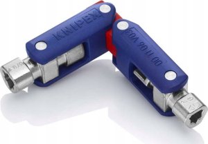 Knipex KNIPEX DoubleJoint control cabinet wrench, socket wrench (blue/red, total arm length 97mm) 9