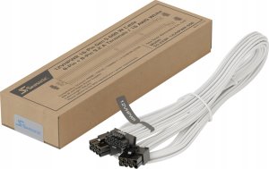 SeaSonic Seasonic 12VHPWR PCIe adapter cable, 90 angled (white, 75cm) 2