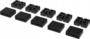 Corsair Corsair iCUE LINK connector set, 10 pieces, plug (black, 5 active and 5 passive plugs) 1