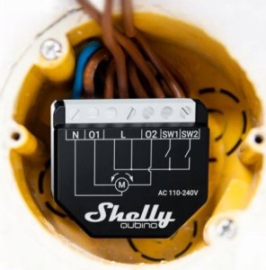 Shelly Shelly Qubino Wave Shutter, relay (black/white, 2 channels) 9