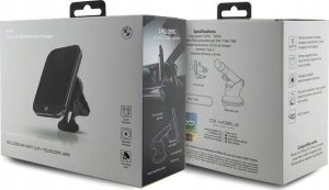 BMW BMW MagSafe Signature Edition - Magnetyczny uchwyt samochodowy z ładowaniem bezprzewodowym 15W (czarny) 4
