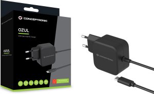 Ładowarka Conceptronic Ładowarka 1Port 67W, GaN USB-C Desk PD sw 3